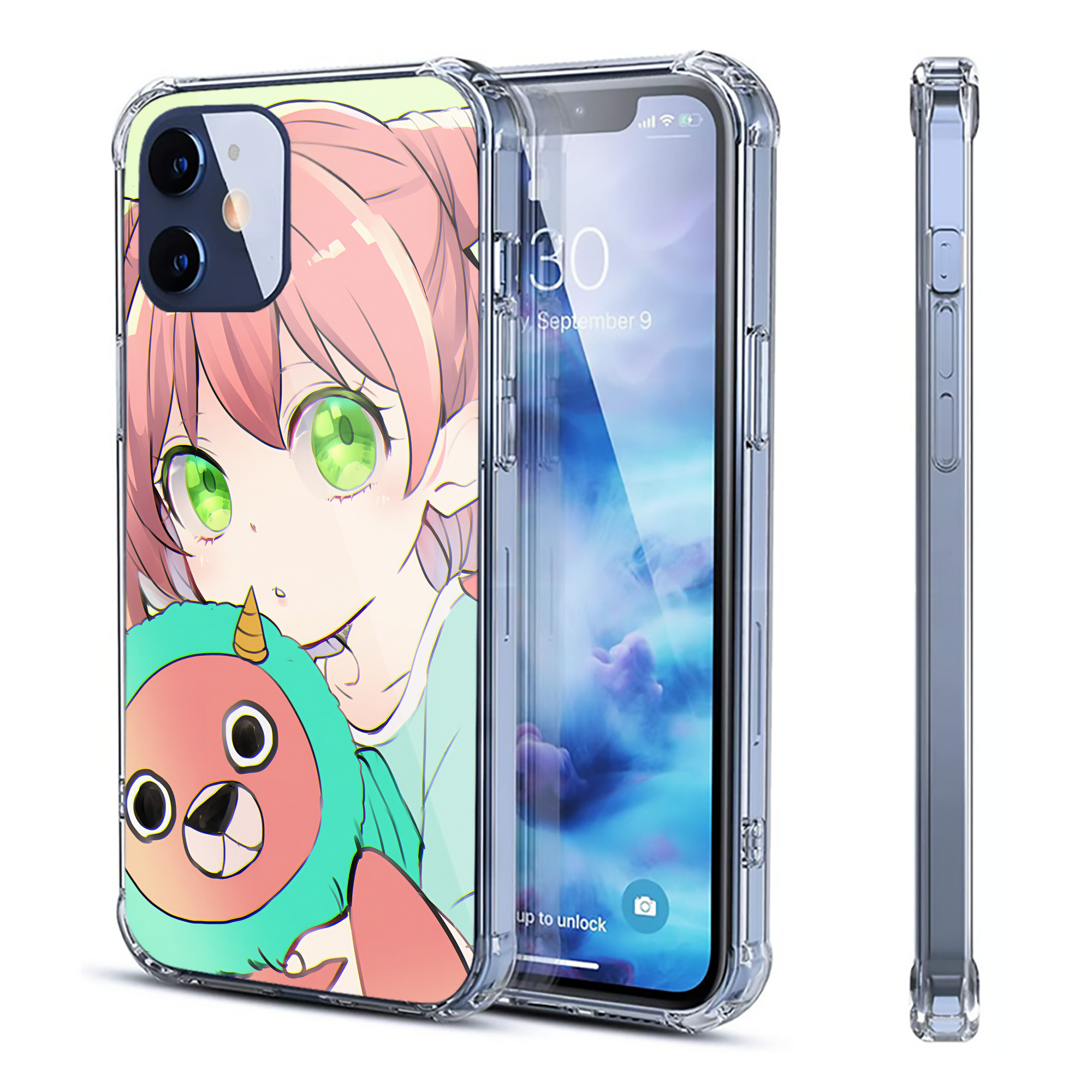 （画像用） SPY×FAMILY间谍家家酒 【iPhone 12シリーズ対応】透明スマホケース（クリアソフトケース）